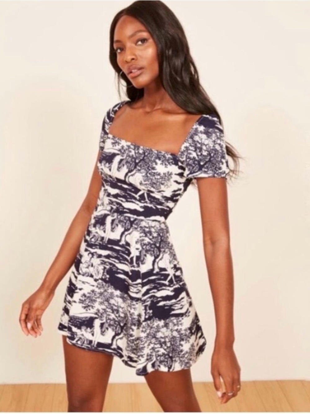 Reformation Telluride Naked Lunch Mini Dress